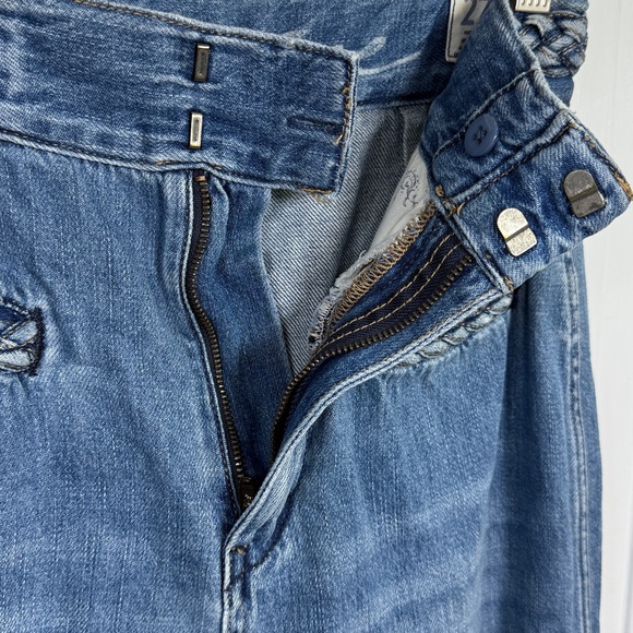 Free People Seasons in the Sun Flare High Waist Jeans W2302 Sz 27 - Picture 5 of 11